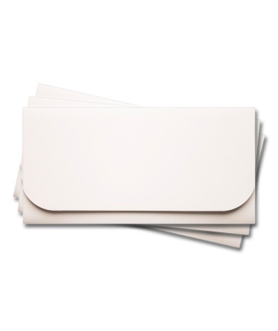ОК6001 Основа для подарочного конверта №6 комплект 3шт. Цвет белый матовый