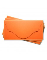ОК4008 Основа для подарочного конверта №4 комплект 3шт. Цвет оранжевый матовый