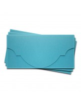 ОК5006 Основа для подарочного конверта №5 комплект 3шт. Цвет ярко-голубой матовый