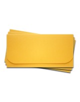 ОК6007 Основа для подарочного конверта №6 комплект 3шт. Цвет желтый матовый