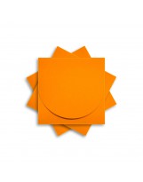 ОКCD2008 Основа для конверта под CD №2 КОМПЛЕКТ 3шт.  Цвет оранжевый матовый