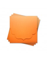 ОКCD3008 Основа для конверта под CD №3 КОМПЛЕКТ 3шт.  Цвет оранжевый матовый