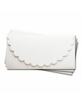 ОК1101-1 Основа для подарочного конверта №1 комплект 3шт.  Цвет белый Фактура 