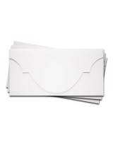 ОК5001 Основа для подарочного конверта №5 комплект 3шт. Цвет белый матовый