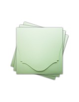 ОКCD4004 Основа для конверта под CD №4 КОМПЛЕКТ 3шт.  Цвет светло-зеленый матовый