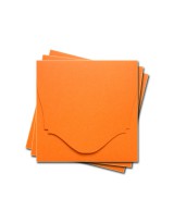 ОКCD4008 Основа для конверта под CD №4 КОМПЛЕКТ 3шт.  Цвет оранжевый матовый